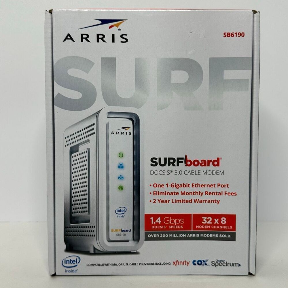 Arris SURFboard SB6190 DOCSIS 3.0 Cable Modem